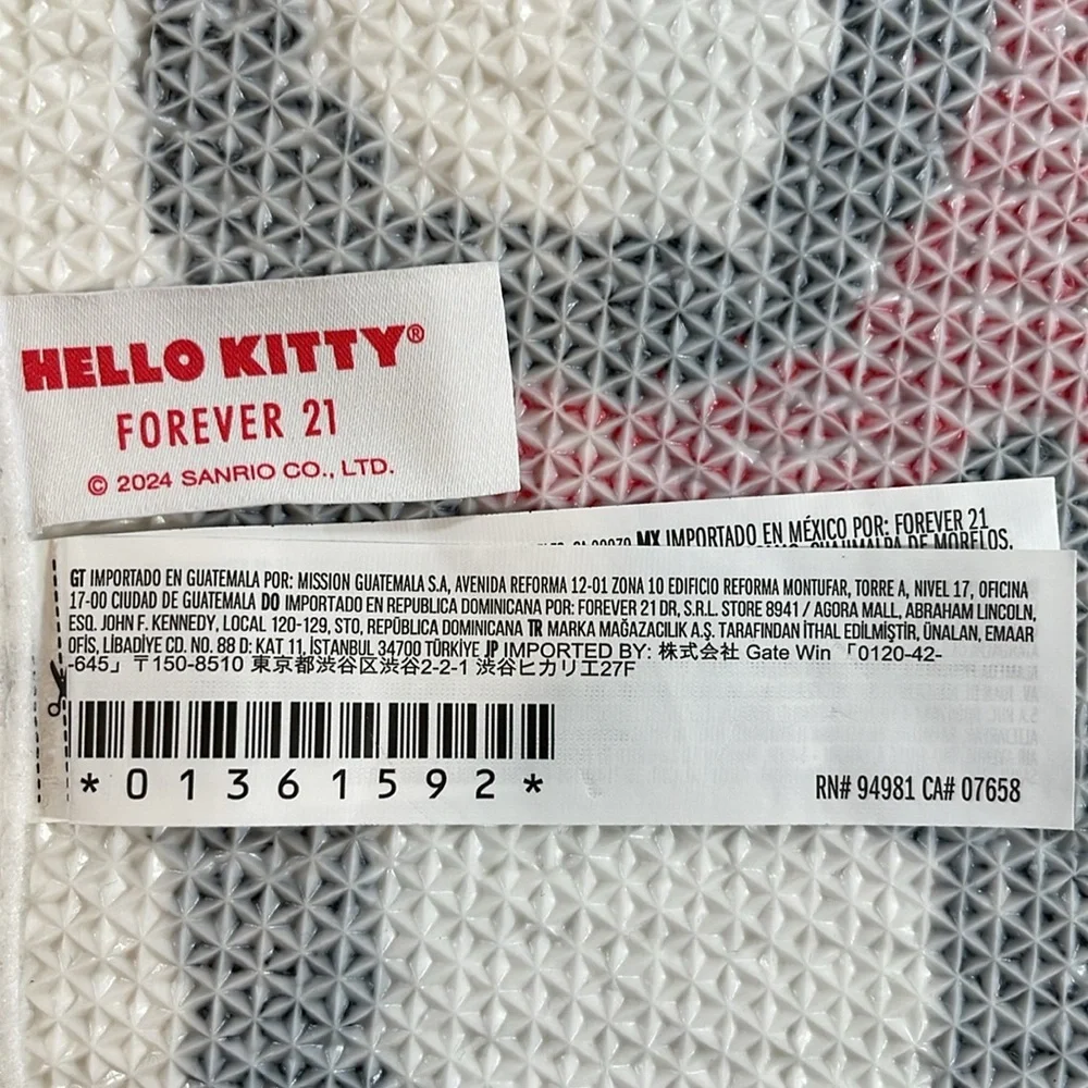 HELLO KITTY SANRIO Floor Mat NEW